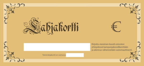 Lahjakortti